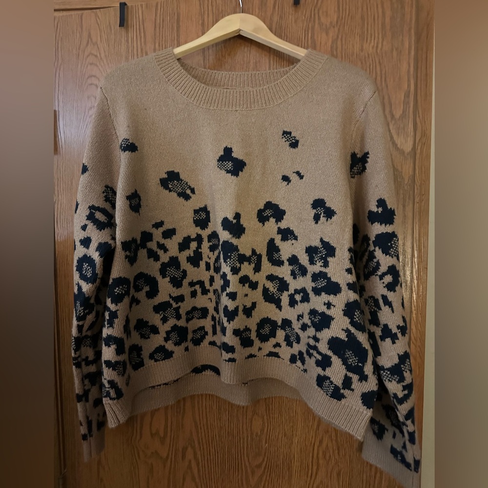 Lane Bryant size 18/20 leopard sweater